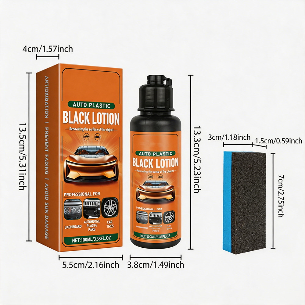 Premium Car Plastic Restorer™ | Restore Faded Trim & Bring Back a Deep Black Finish 🚗✨