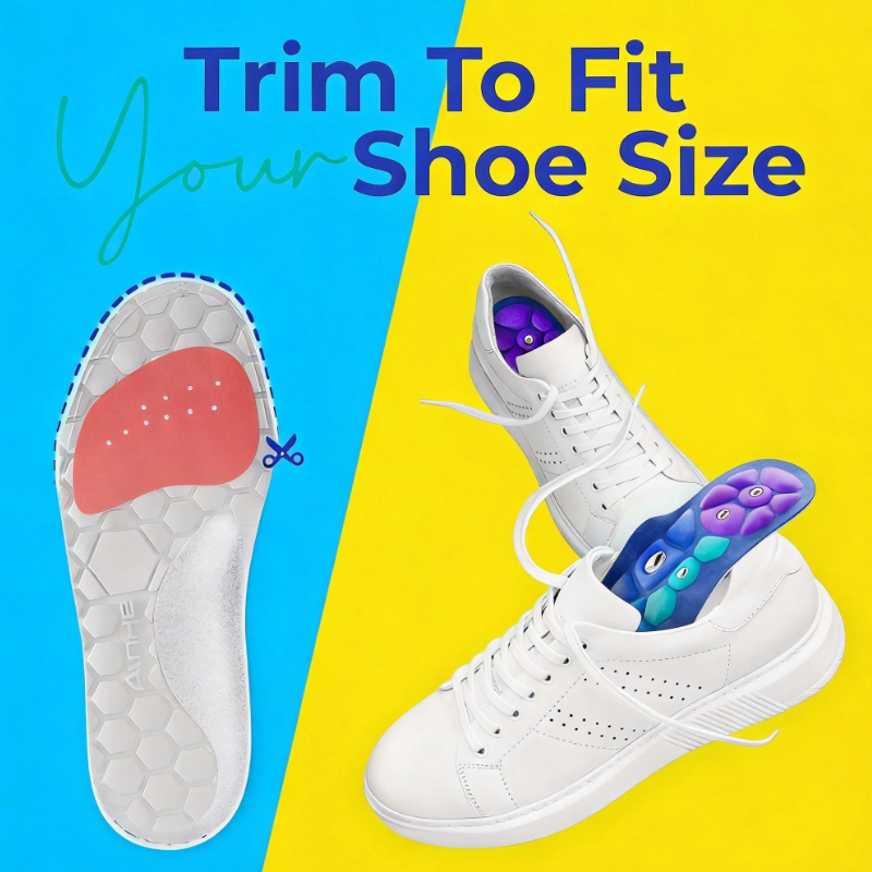 Magnetic Support Insoles for All-Day Comfort
