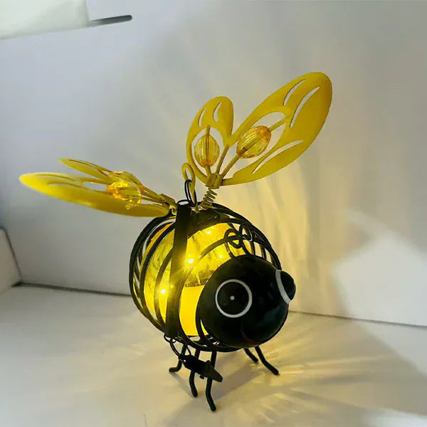 🌙🍃 LIMITED-TIME 50% OFF! Hanging Solar Bee Light – Spread Joy Day and Night 🌞🌜
