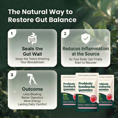 Probiotic Kombucha Gummy for Swollen Legs