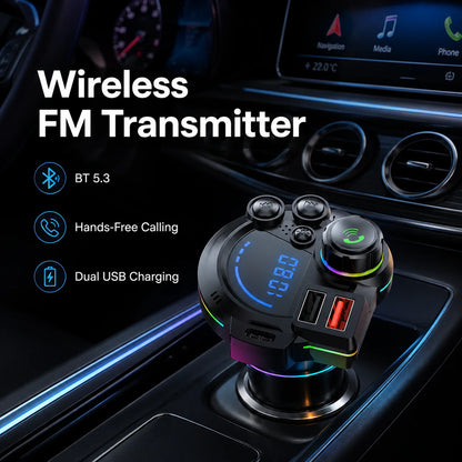 Bluetooth FM Transmitter for Cars