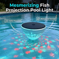 🎁2026 Hot Sale 50% OFF💕Solar Floating Pool Light with Fish Projection