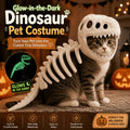 🦖 Glow-in-the-Dark Dinosaur Skeleton Pet Costume