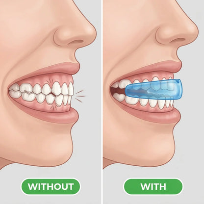 😴 Wake Up Refreshed Every Morning Custom-Fit Anti-Snoring Mouth Guard