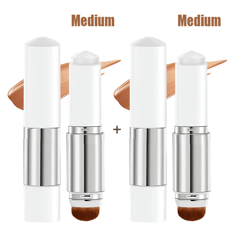 🎉BUY 1 GET 1 FREE🎉Color-Changing Foundation Stick with Collagen Capsules - Dual-Ended with Detachable Brush