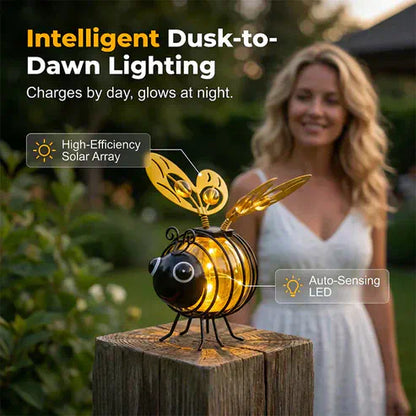🌙🍃 LIMITED-TIME 50% OFF! Hanging Solar Bee Light – Spread Joy Day and Night 🌞🌜
