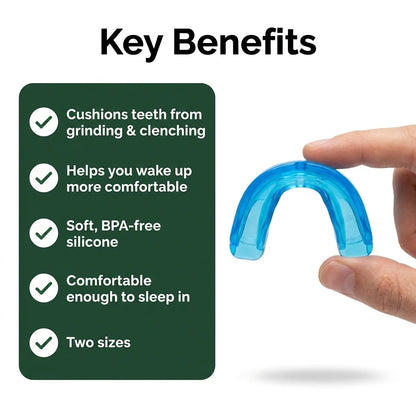 😴 Wake Up Refreshed Every Morning Custom-Fit Anti-Snoring Mouth Guard