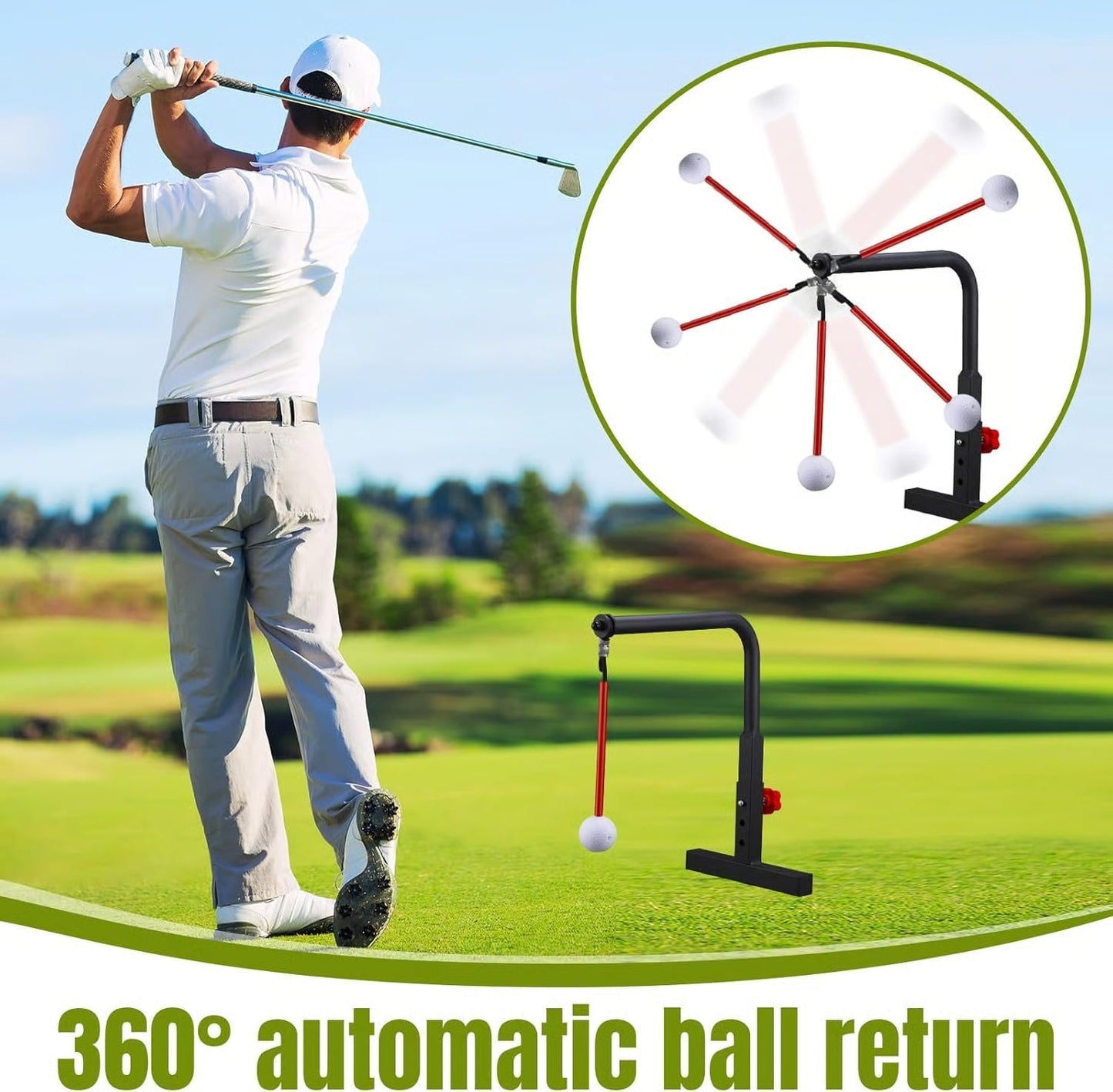 Real Impact Golf Swing Trainer - Practice Smarter, Swing Better