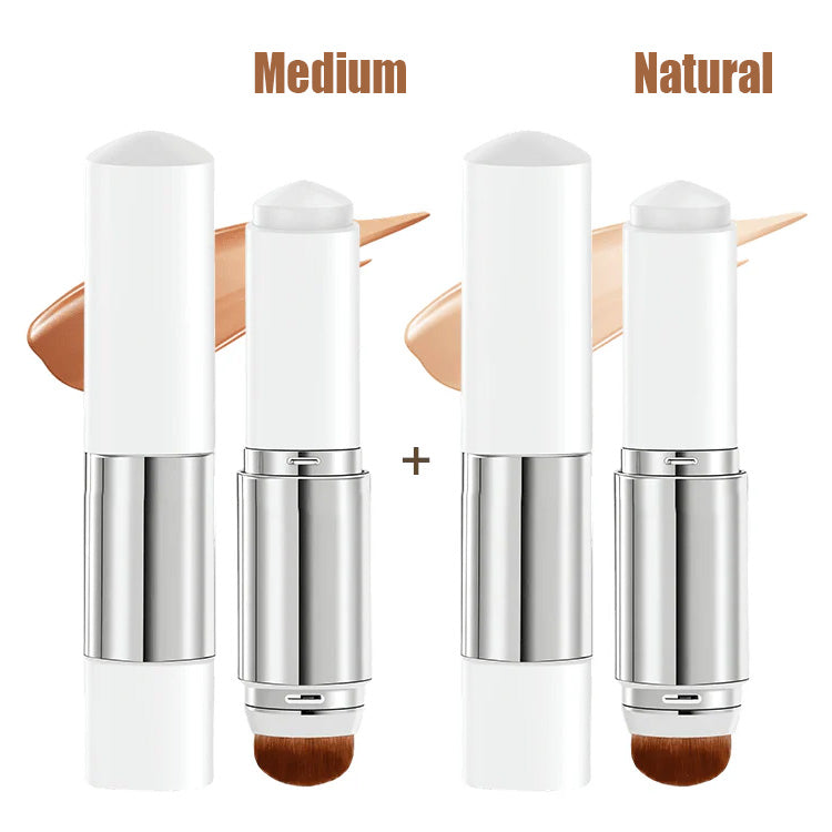 🎉BUY 1 GET 1 FREE🎉Color-Changing Foundation Stick with Collagen Capsules - Dual-Ended with Detachable Brush