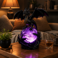 Gothic Dragon LED Crystal Ball Lamp for Dark Aesthetic Decor