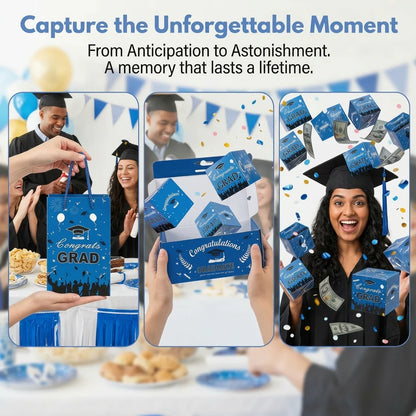 Surprise Pop-Up Gift Box for Graduation & Birthdays