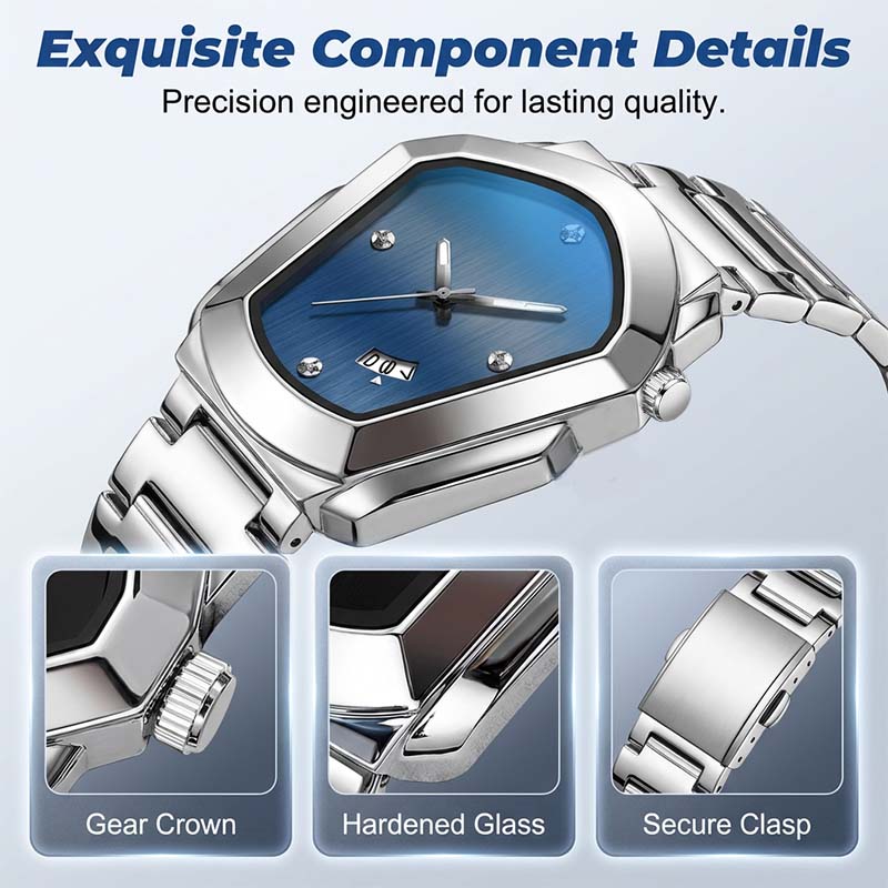 ⌚ Elite Rhombus Quartz Watch™ | Modern Luxury Meets Precision