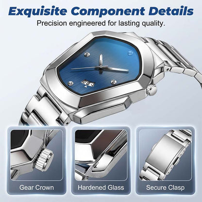 ⌚ Elite Rhombus Quartz Watch™ | Modern Luxury Meets Precision