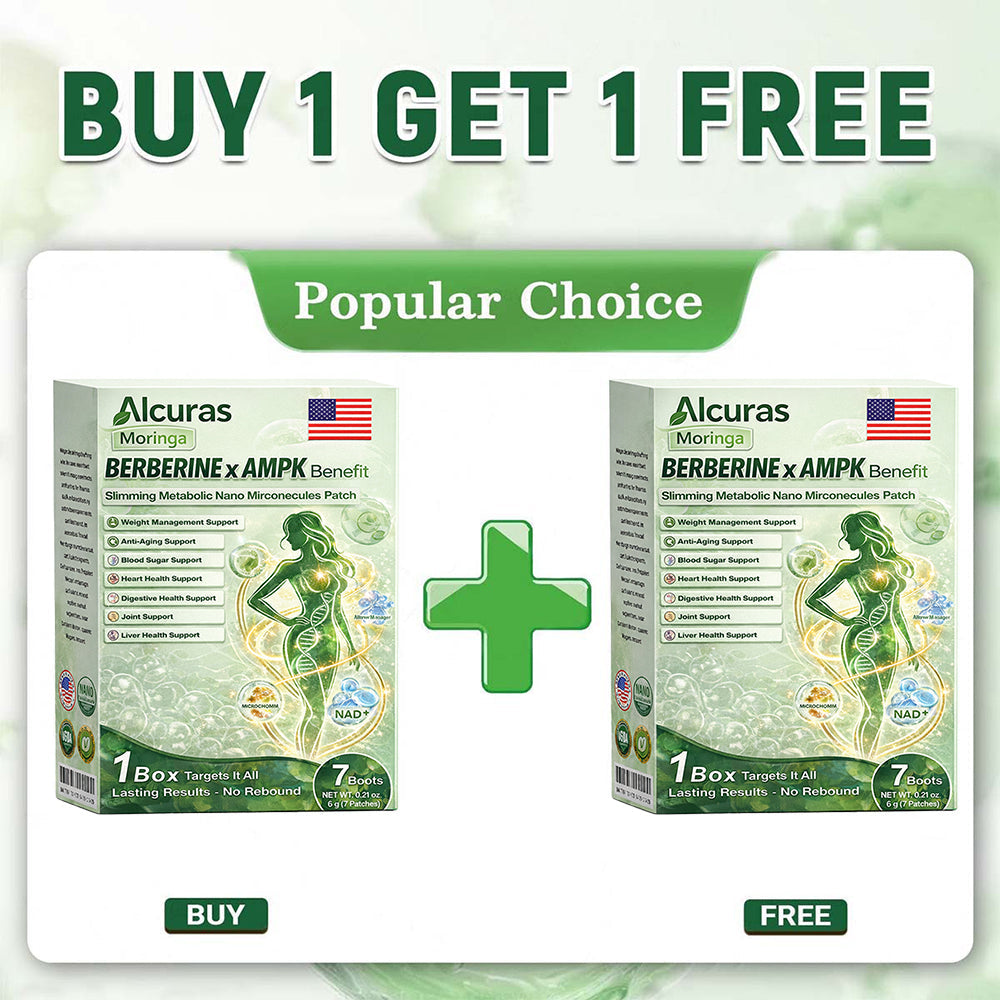 🔥Official Store| 🧑‍⚕️Alcuras™ Moringa × Berberine × AMPK 8-Benefit Slimming & Metabolic Nano Microneedle Patch 🇺🇸  Just once a day · Visible changes in 7 days  ✅ For obesity, loose skin, diabetes, sleep apnea, joint issues, and more🔥🔥