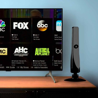 HD TV Antenna - 100+ TV Channels, No Monthly Fees