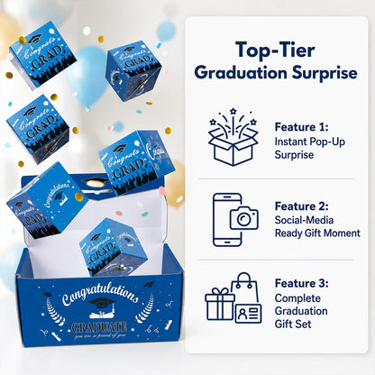 Surprise Pop-Up Gift Box for Graduation & Birthdays