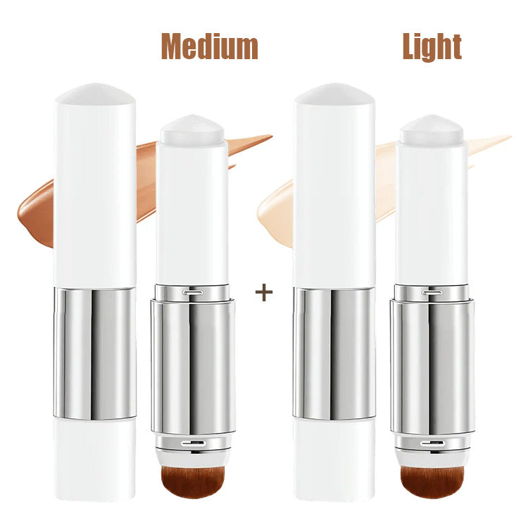 🎉BUY 1 GET 1 FREE🎉Color-Changing Foundation Stick with Collagen Capsules - Dual-Ended with Detachable Brush
