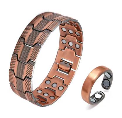 Copper magnetic bracelet--Relieve fatigue and promote blood circulation