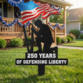 💥🔥 Limited time 57% OFF! First 50 pieces enjoy 57% off! 🔥💥 ✨🇺🇸🗽 23.6" Metal Garden Stake – 🎖️ 250 Years of Defending Liberty