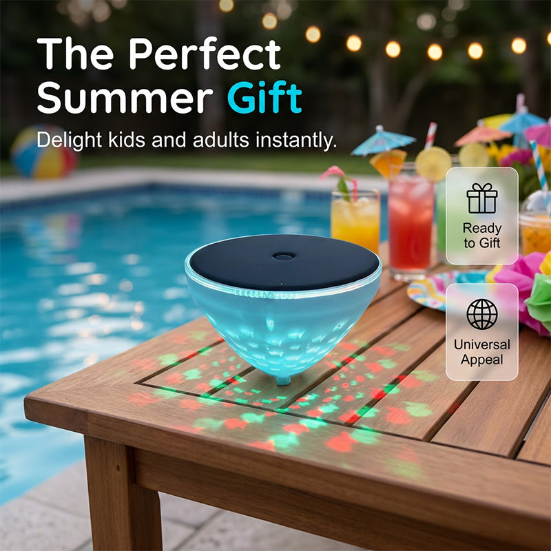 🎁2026 Hot Sale 50% OFF💕Solar Floating Pool Light with Fish Projection