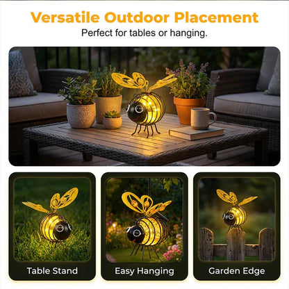🌙🍃 LIMITED-TIME 50% OFF! Hanging Solar Bee Light – Spread Joy Day and Night 🌞🌜