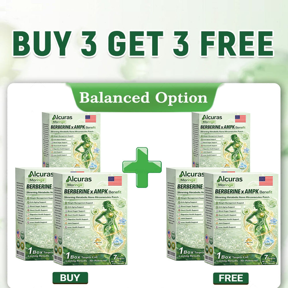 🔥Official Store| 🧑‍⚕️Alcuras™ Moringa × Berberine × AMPK 8-Benefit Slimming & Metabolic Nano Microneedle Patch 🇺🇸  Just once a day · Visible changes in 7 days  ✅ For obesity, loose skin, diabetes, sleep apnea, joint issues, and more🔥🔥