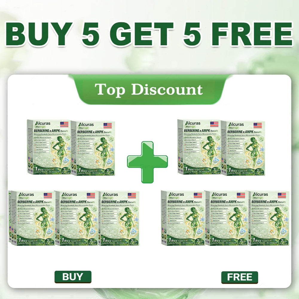 🔥Official Store| 🧑‍⚕️Alcuras™ Moringa × Berberine × AMPK 8-Benefit Slimming & Metabolic Nano Microneedle Patch 🇺🇸  Just once a day · Visible changes in 7 days  ✅ For obesity, loose skin, diabetes, sleep apnea, joint issues, and more🔥🔥