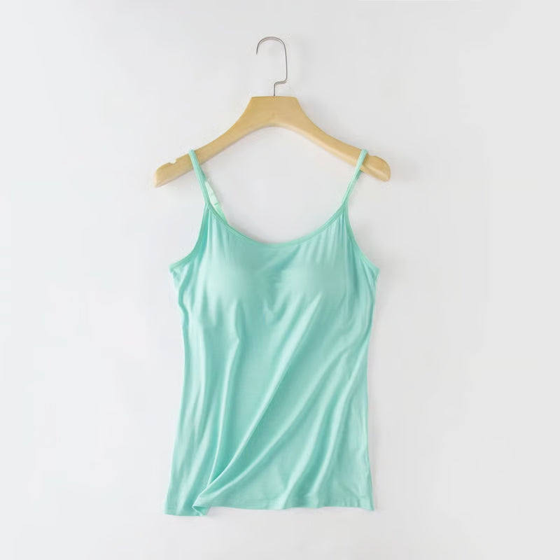 🔥Tank With Built-In Bra