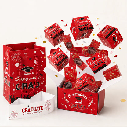 Surprise Pop-Up Gift Box for Graduation & Birthdays