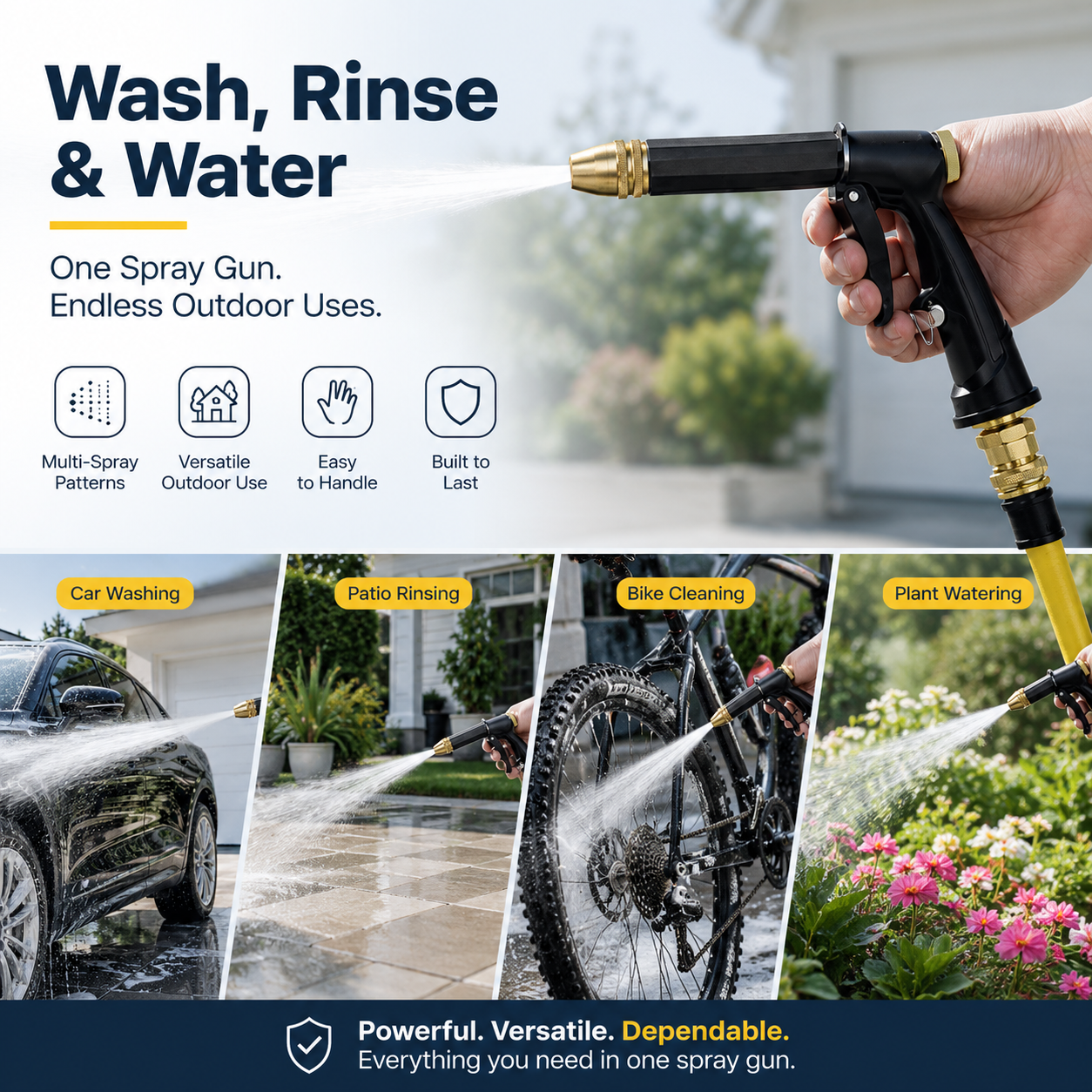 Portable High Pressure Water Sprayer