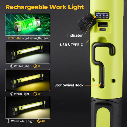 Under Hood Light Bar – 3000LM Magnetic LED