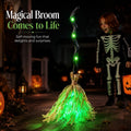Animated Moving Witch Broom⭐Light‑Sound‑Motion