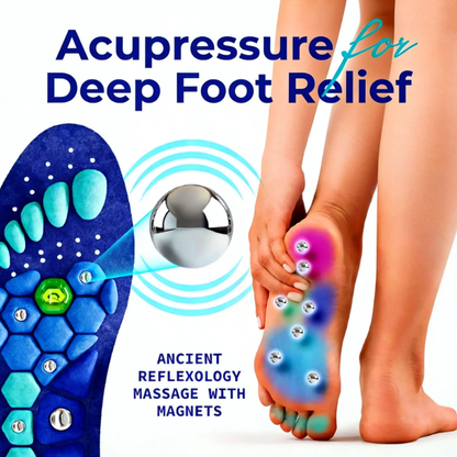 Magnetic Support Insoles for All-Day Comfort