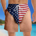 Custom Funny Patriotic Men Swim Trunks